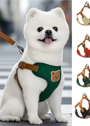 Haustierbedarf Basic Halter Harness with Quick Release Buckle Dog Leash Polyester Blend All Seasons High Concerned Chemical Free